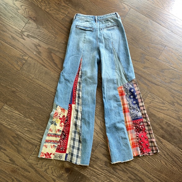 Free People Cortez Pieced Jeans - Picture 4 of 8